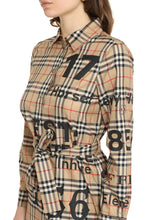 Load image into Gallery viewer, Vintage check cotton shirtdress
