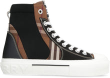 Load image into Gallery viewer, Neoprene and cotton high-top sneakers
