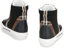 Load image into Gallery viewer, Neoprene and cotton high-top sneakers
