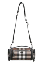Load image into Gallery viewer, Sound messenger bag with check motif

