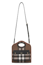 Load image into Gallery viewer, Pocket check shoulder bag

