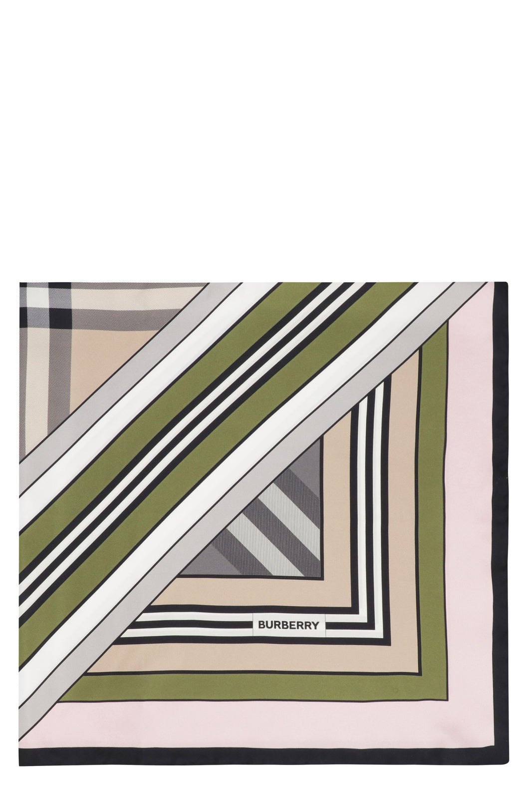 Printed silk scarf