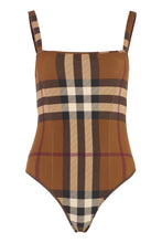 Load image into Gallery viewer, Vintage check motif one-piece swimsuit
