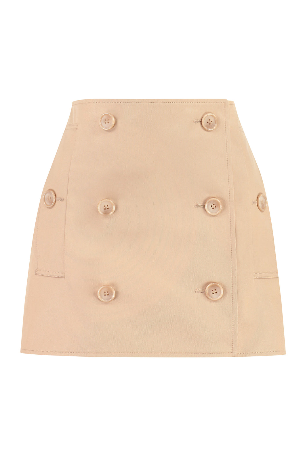Cotton mini-skirt