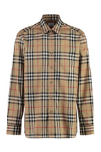 Load image into Gallery viewer, Check print cotton shirt
