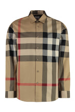 Load image into Gallery viewer, Check print cotton shirt
