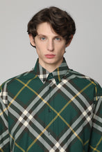 Load image into Gallery viewer, Check print cotton shirt
