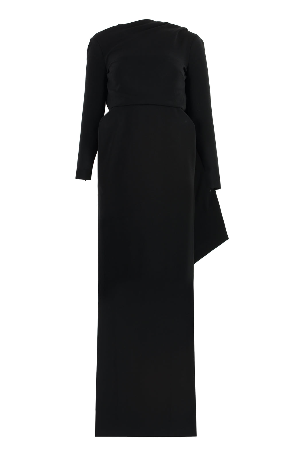 Stretching crepe dress
