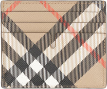 Load image into Gallery viewer, Checked motif card holder
