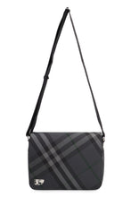 Load image into Gallery viewer, Grid Messenger bag with check motif
