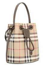 Load image into Gallery viewer, Check Mini bucket bag
