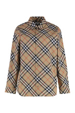 Load image into Gallery viewer, Check print cotton shirt
