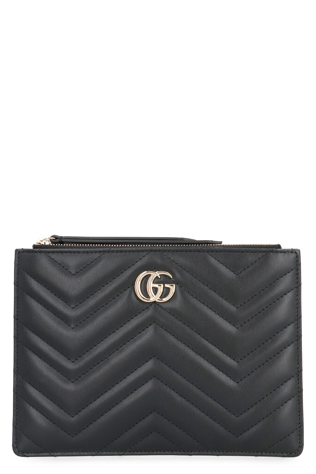 GG Marmont leather flat pouch