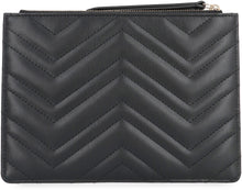 Load image into Gallery viewer, GG Marmont leather flat pouch
