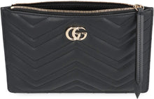 Load image into Gallery viewer, GG Marmont leather flat pouch

