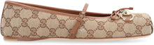 Load image into Gallery viewer, Fabric ballet flats with logo
