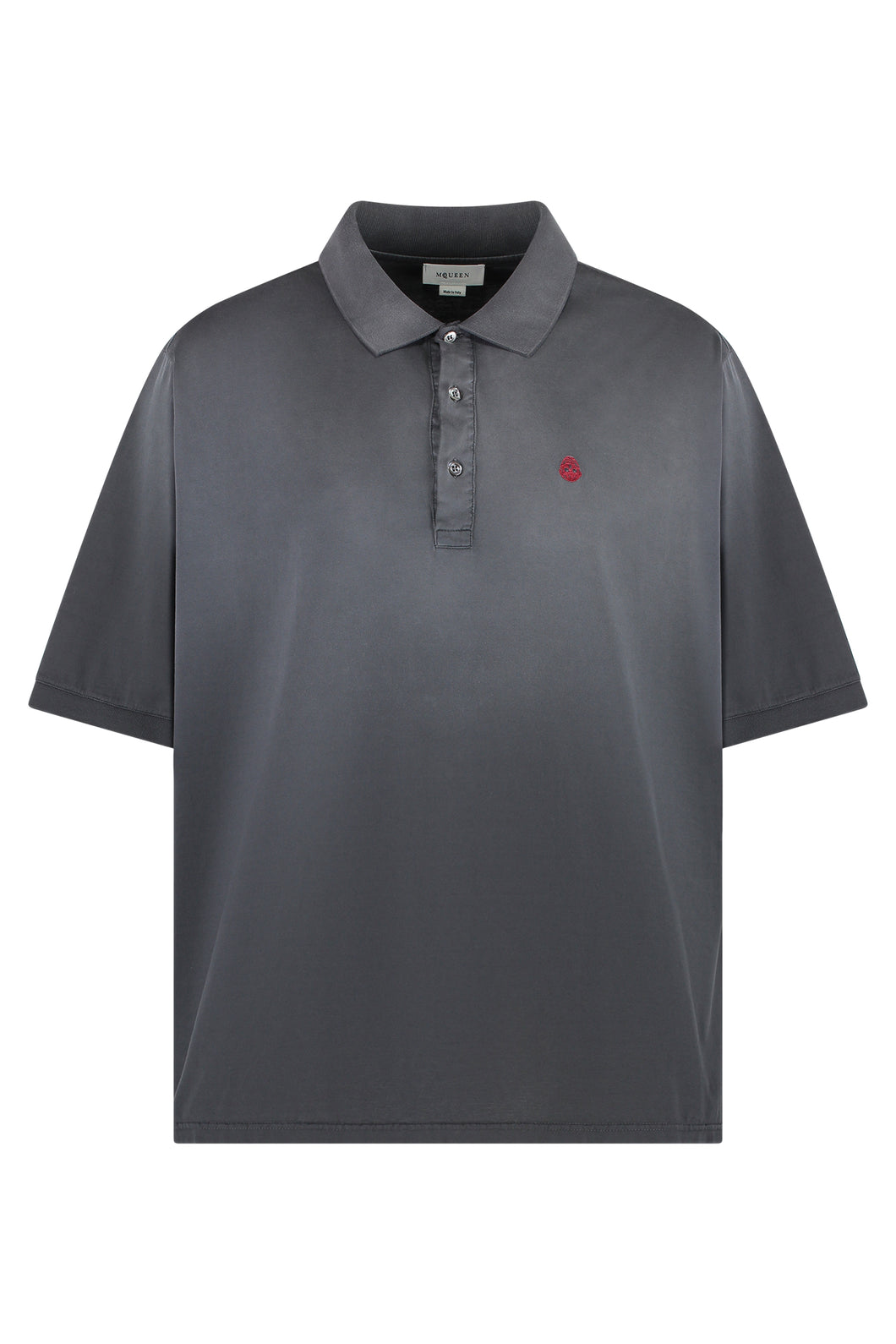 Short sleeve cotton polo shirt