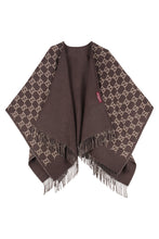 Load image into Gallery viewer, Jacquard wool cape
