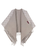 Load image into Gallery viewer, Jacquard wool cape
