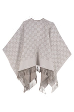 Load image into Gallery viewer, Jacquard wool cape
