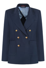 Load image into Gallery viewer, Cotton double-breasted blazer
