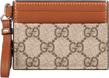 Load image into Gallery viewer, GG Emblem coated canvas card holder
