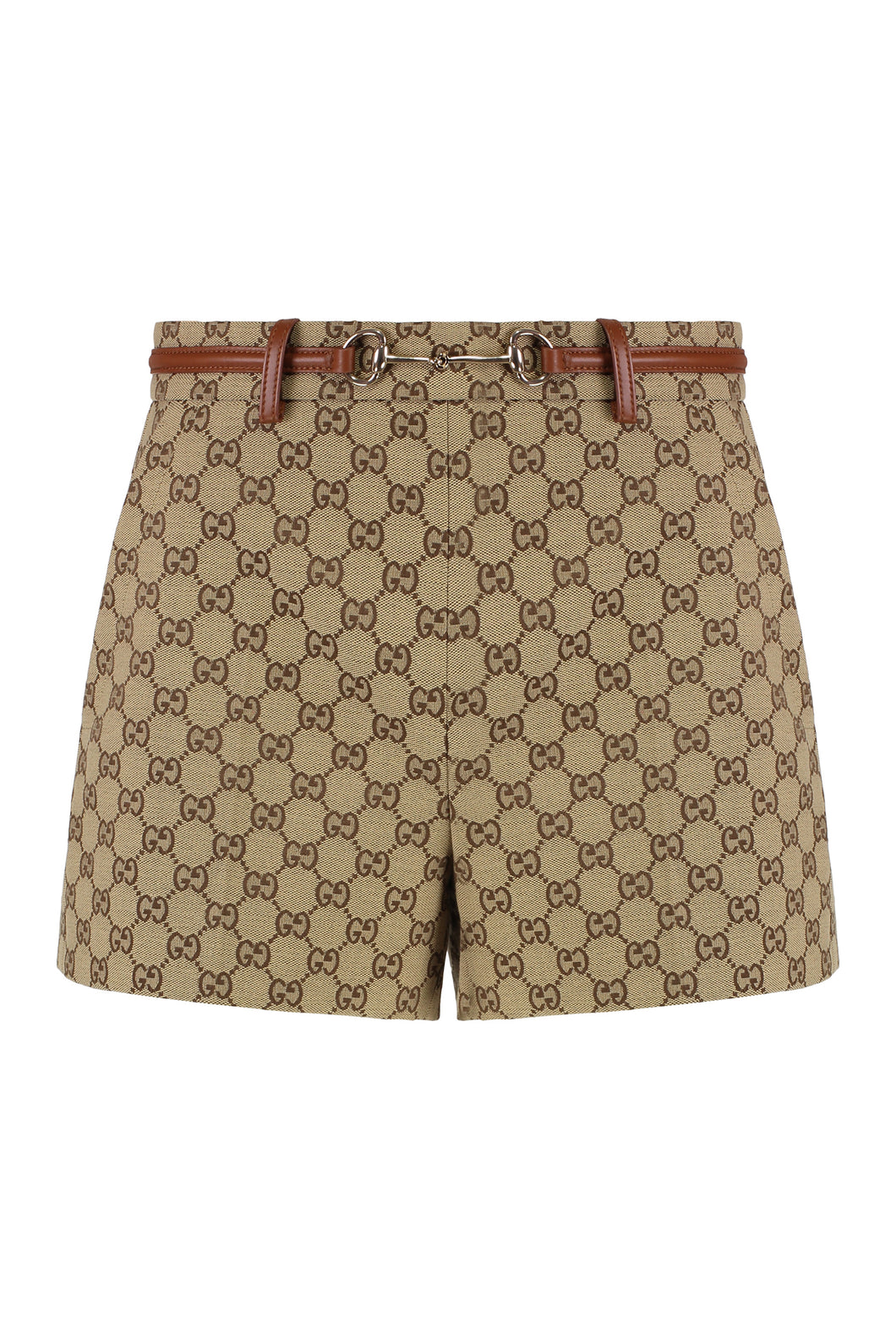 Cotton blend shorts