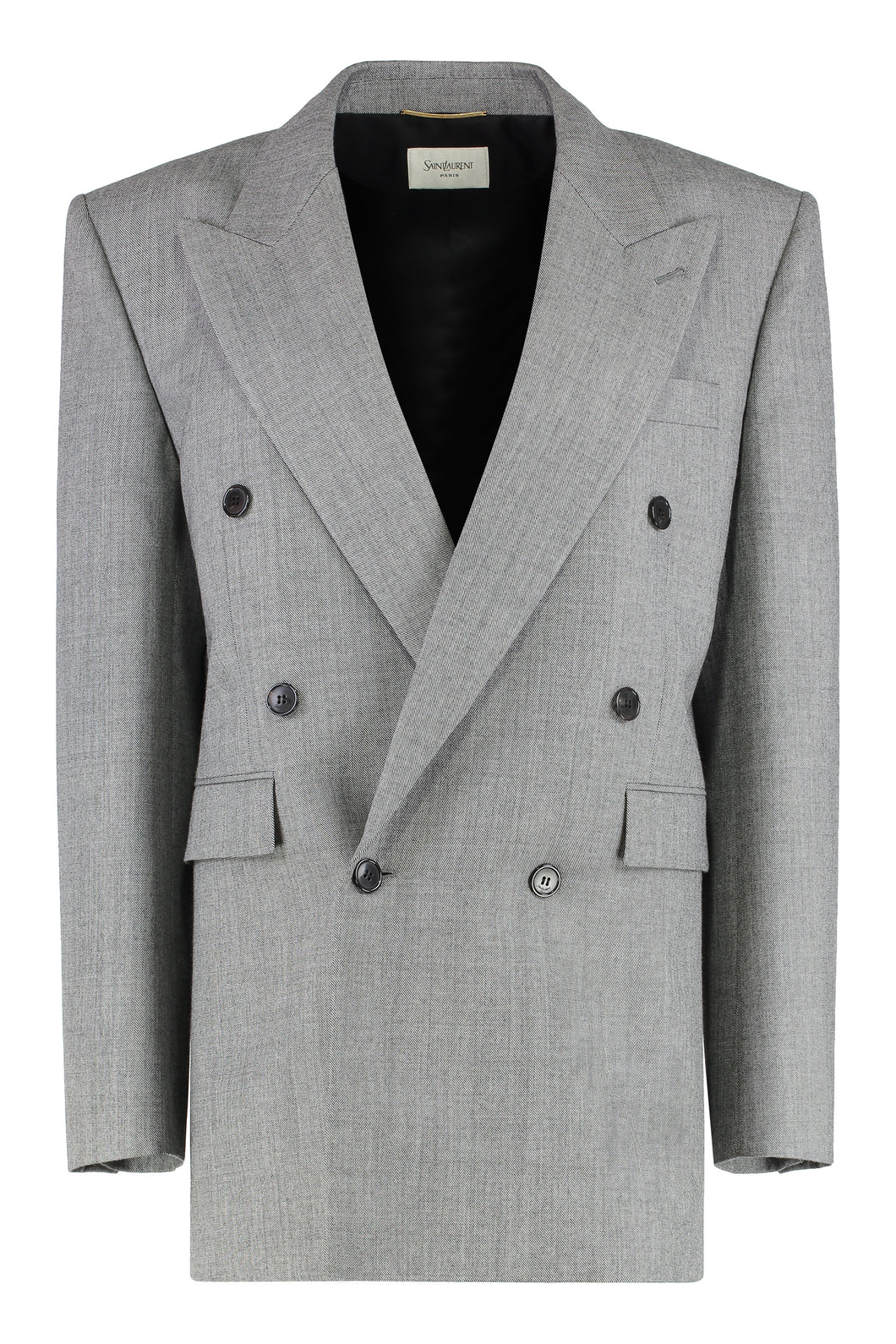 Double-breasted wool jacket