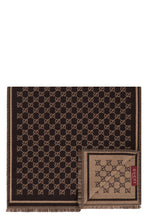 Load image into Gallery viewer, Wool scarf GG jacquard

