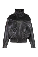 Load image into Gallery viewer, Leather lambskin bomber
