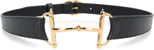 Load image into Gallery viewer, Belt in leather with clamp
