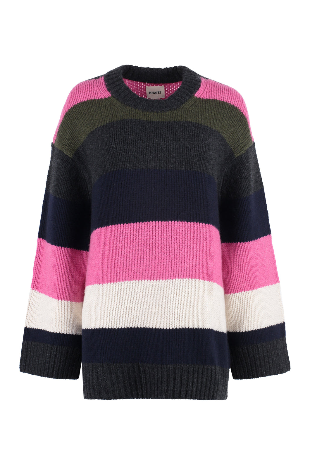 Crew-neck cashmere sweater