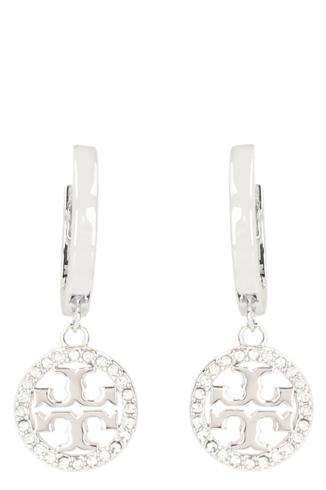 Miller logo hoop earrings