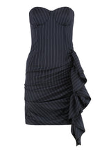 Load image into Gallery viewer, Mini dress with pinstripes
