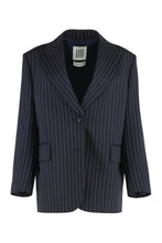 Load image into Gallery viewer, Oversized pinstripe blazer
