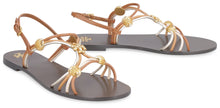 Load image into Gallery viewer, Capri leather flat sandals
