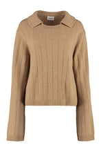 Load image into Gallery viewer, Cashmere sweater with polo collar
