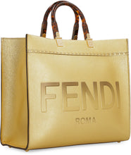 Load image into Gallery viewer, Sunshine laminated leather tote
