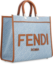 Load image into Gallery viewer, Sunshine denim tote
