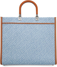 Load image into Gallery viewer, Sunshine denim tote
