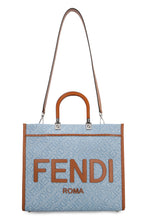 Load image into Gallery viewer, Sunshine denim tote
