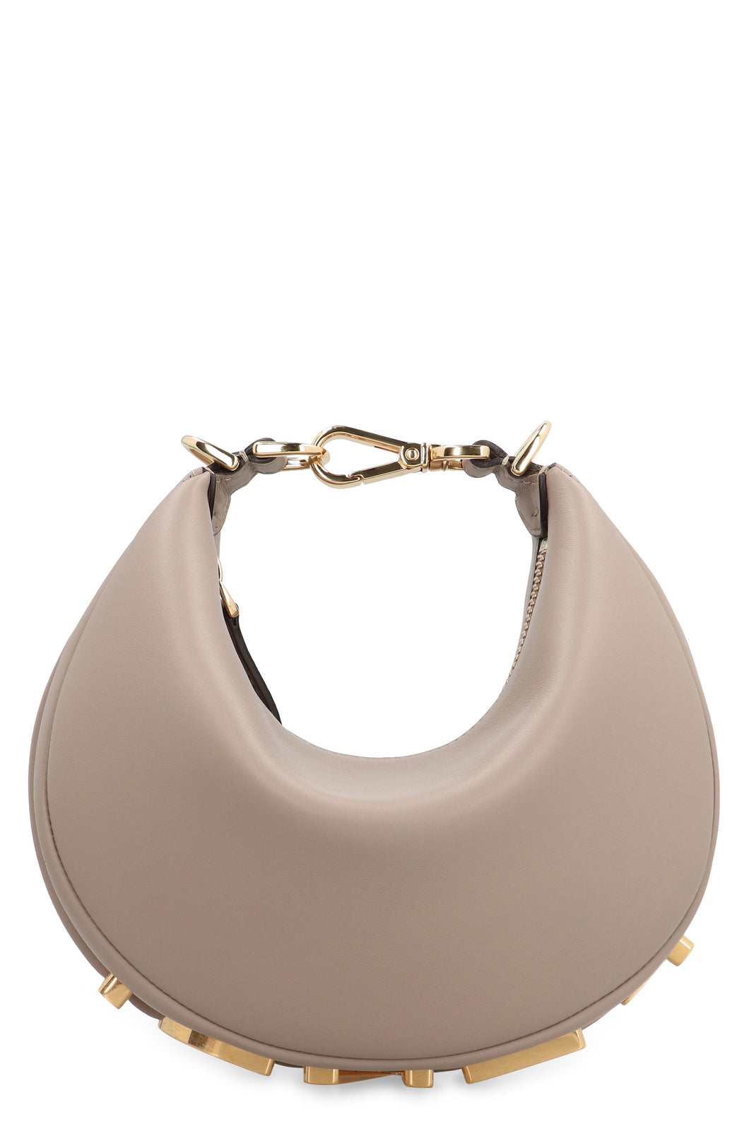 Fendigraphy mini leather hobo bag