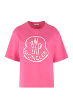 Load image into Gallery viewer, Cotton crew-neck T-shirt

