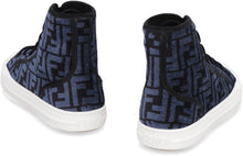 Load image into Gallery viewer, Fendi Domino high-top sneakers
