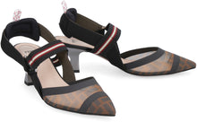 Load image into Gallery viewer, Colibrì mesh pointy-toe slingbacks

