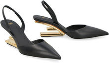 Load image into Gallery viewer, Fendi First leather slingback pumps
