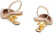 Load image into Gallery viewer, Fendi First leather slingback pumps
