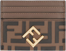 Load image into Gallery viewer, FF Diamonds Leather card holder
