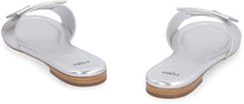 Load image into Gallery viewer, Leather slides with logo
