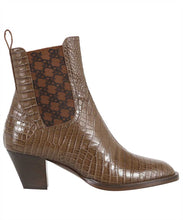 Load image into Gallery viewer, Fendi Karligraphy leather ankle boots
